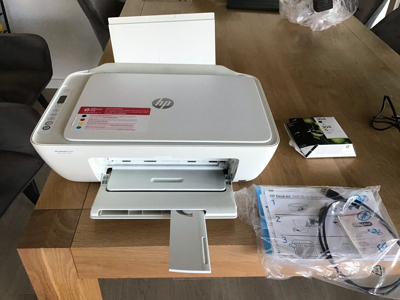 HP Deskjet 2600 All-in-One kleurenprinter met cartridges, Computers en Software, Printers, Ophalen, Inkjetprinter, All-in-one