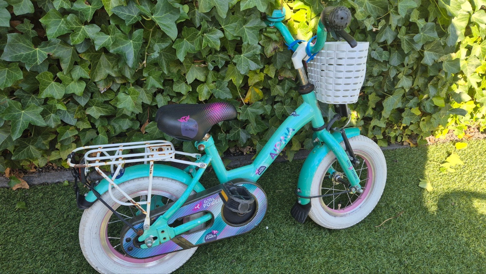 Alpina kinderfietsje 12,5 inch - Gebruikt maar goed, Ophalen, Terugtraprem, Gebruikt, Alpina