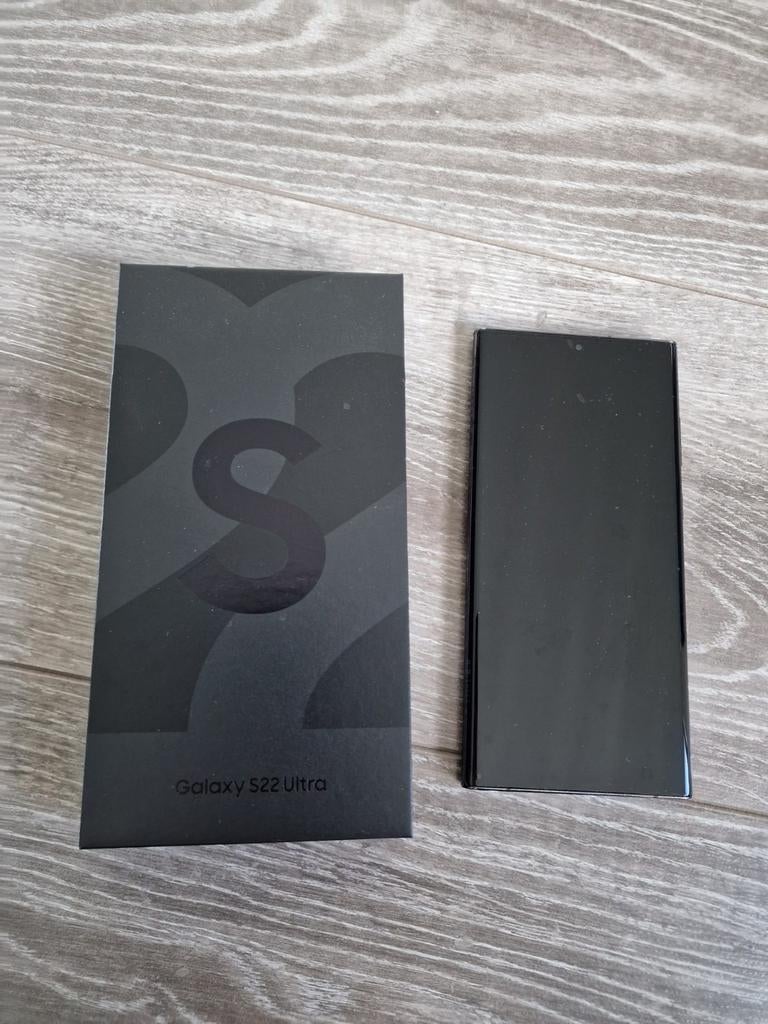 Samsung S22 Ultra 256GB Zwart, Telecommunicatie, Mobiele telefoons | Samsung, Ophalen, Zwart, Zo goed als nieuw, Galaxy S22