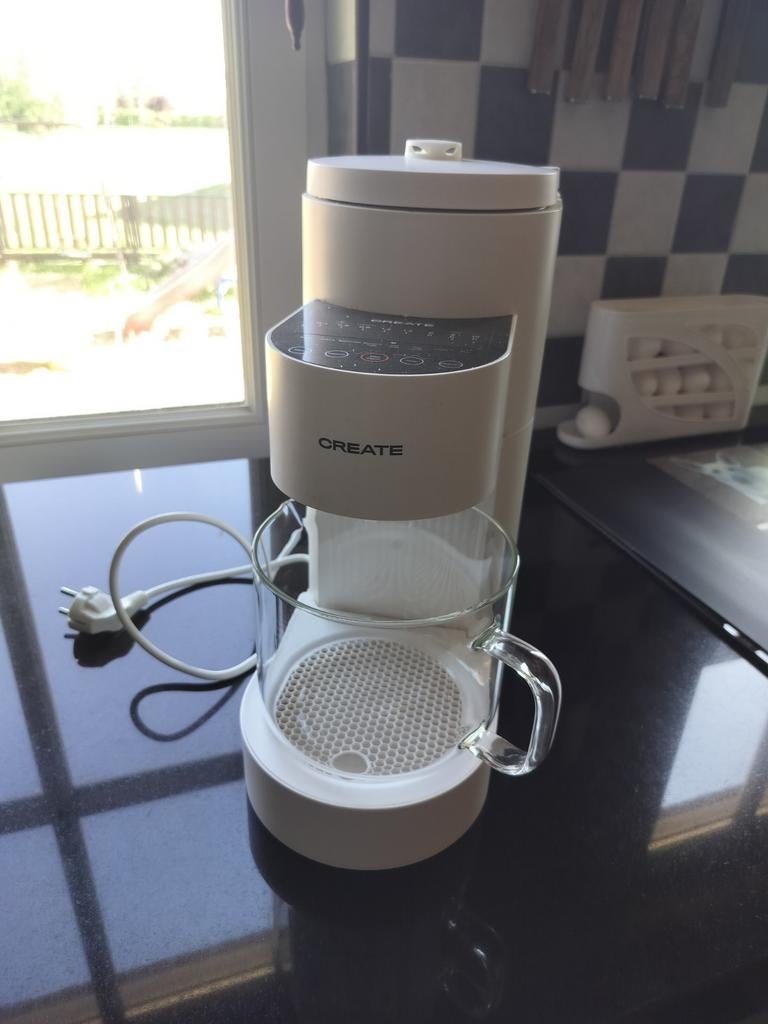 Plantaardige Melkmachine (Create) - 1.5L - Zelfreinigend, Witgoed en Apparatuur, Keukenmixers, 1 tot 2 liter, Ophalen of Verzenden