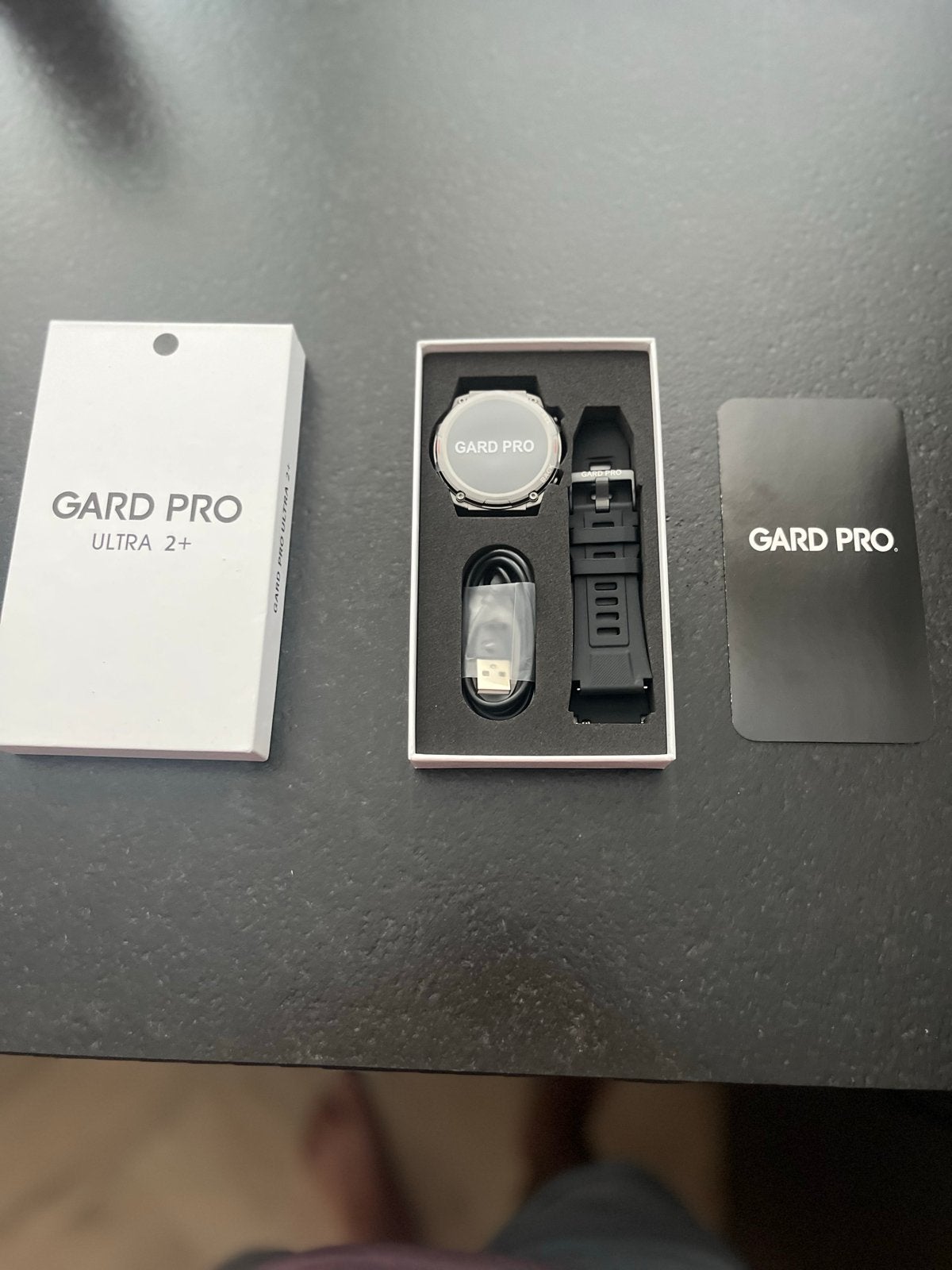 Gard Pro Ultra 2+ Smartwatch - Nieuw in doos, Hartslag, Zwart, Nieuw, Ophalen of Verzenden