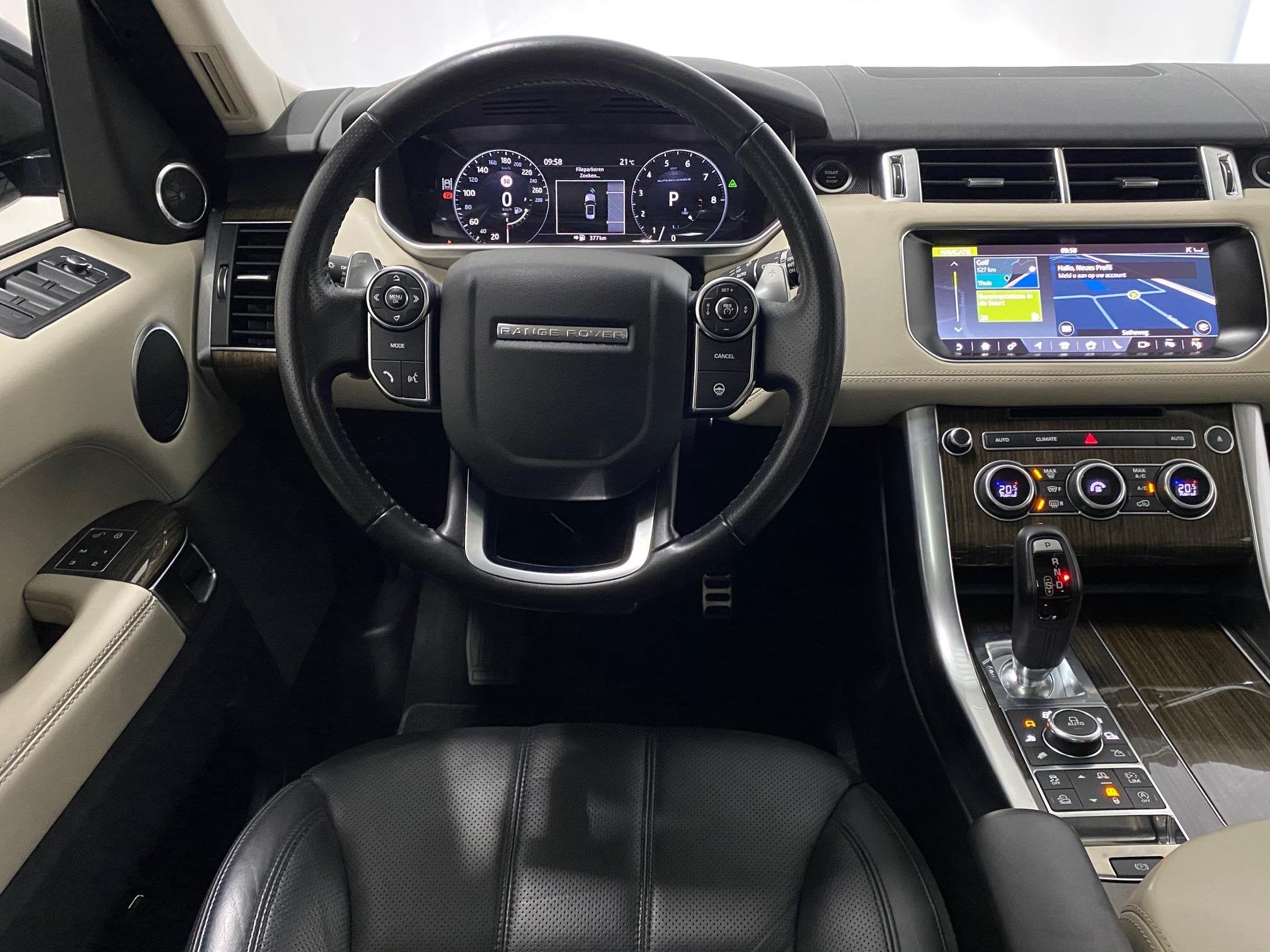Land Rover Range Rover Sport 5.0 V8 Supercharged HSE Dynamic, Auto's, Land Rover, Met garantie (alle), Zwart, Bedrijf, Vierwielaandrijving