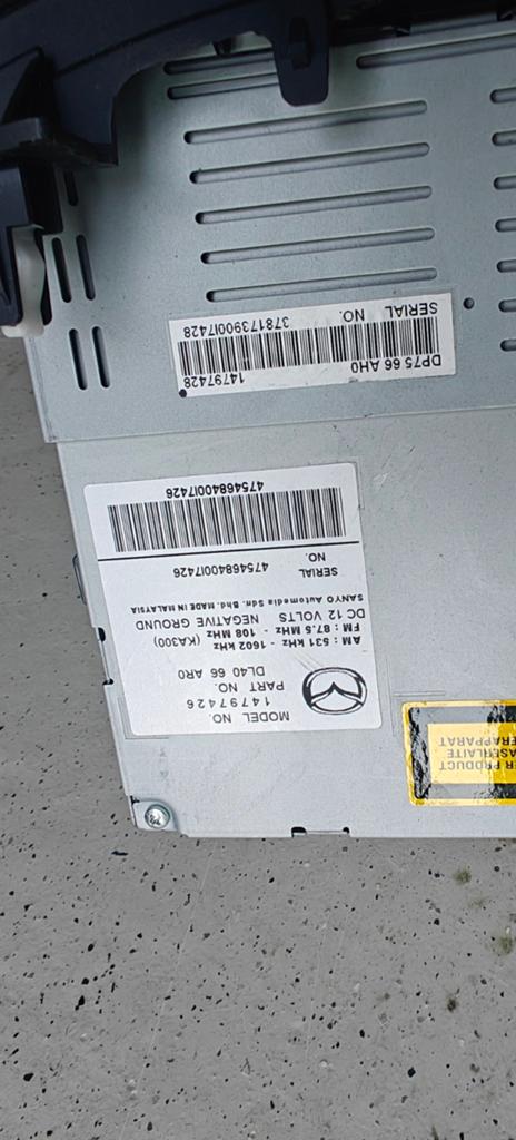 Mazda 2 Radio CD-speler (DP75 66 AH0), Ophalen of Verzenden