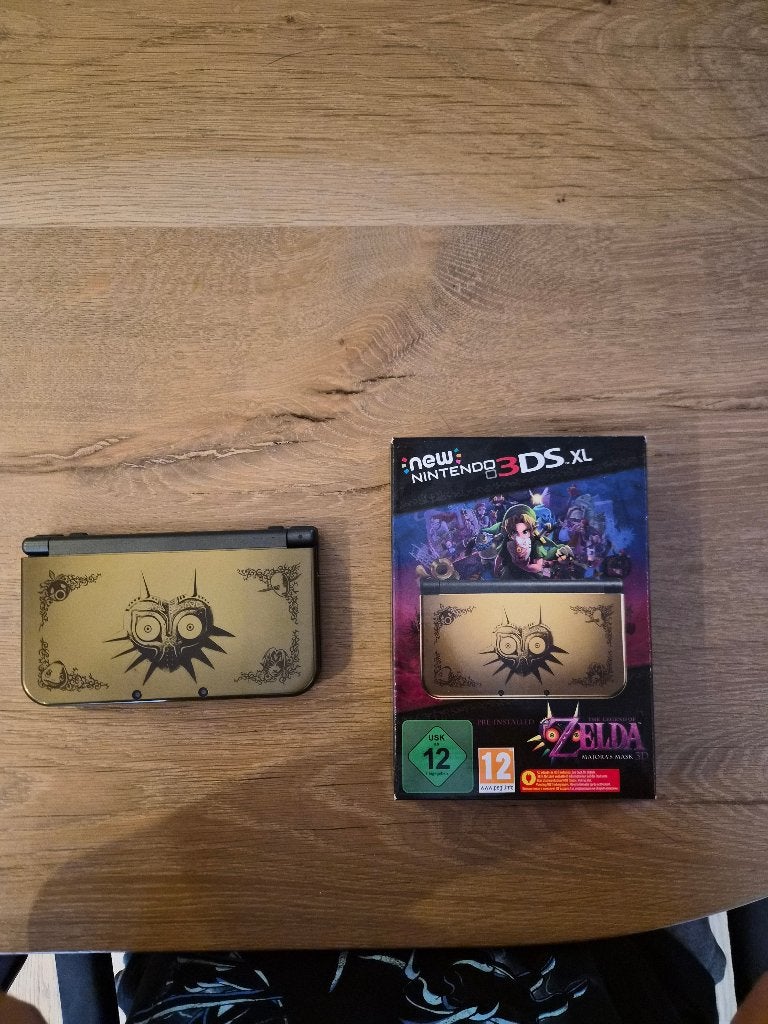 New Nintendo 3DS XL - Majora's Mask Edition (incl doos), Ophalen, Gebruikt, Zwart, 3DS