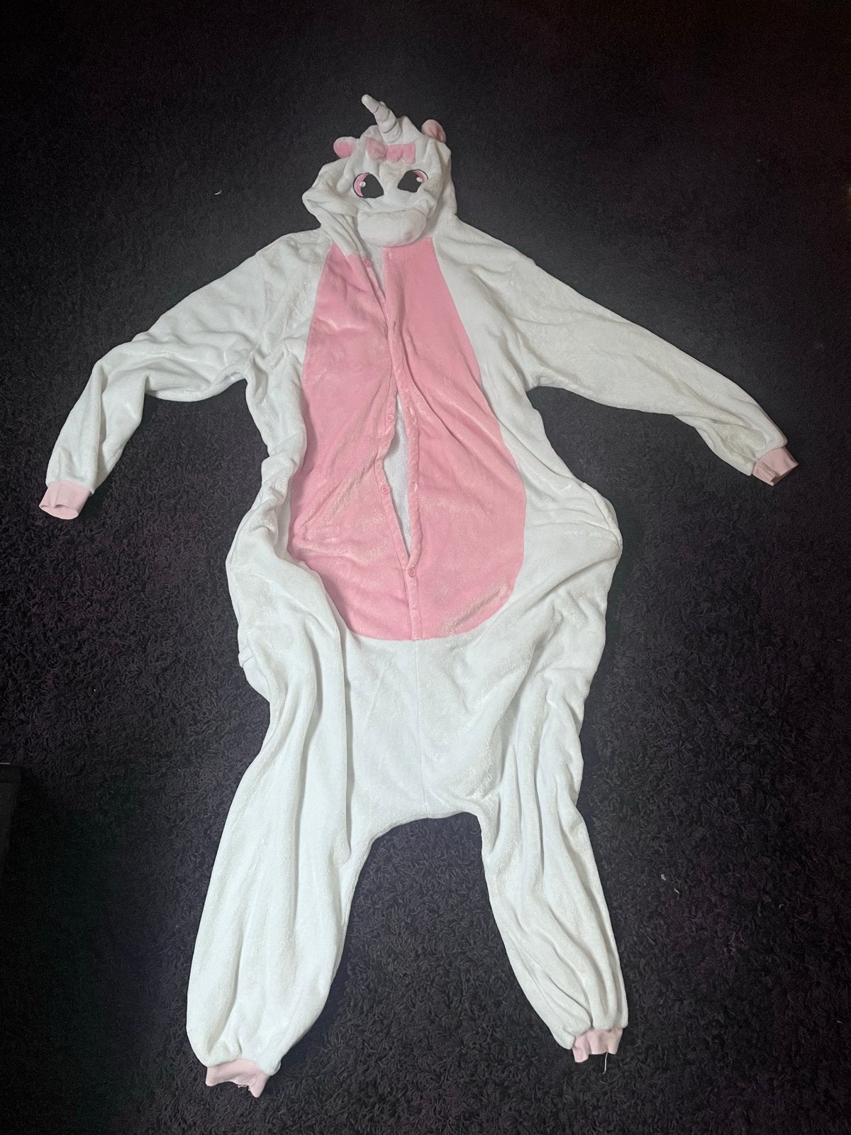 Eenhoorn Onesie - Wit met Roze Details, Maat 38/40 (M), Ophalen of Verzenden, Kleding, Overige thema's