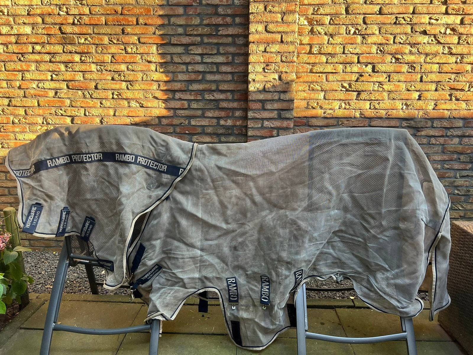 Rambo Protector vliegendeken met hals 183 / 6’0, Dieren en Toebehoren, Paarden en Pony's | Dekens en Dekjes, Ophalen of Verzenden