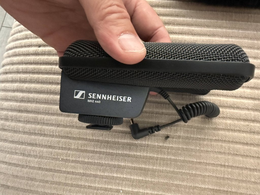 Sennheiser MKE 440 - Shotgun Stereo microfoon, Ophalen of Verzenden, Zo goed als nieuw, Overige typen