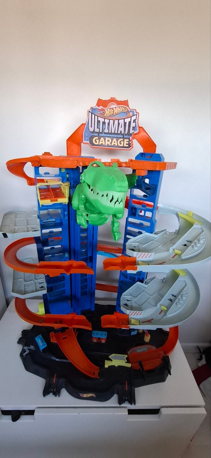 Hot wheels garage, Ophalen, Zo goed als nieuw, Handmatig, Hot Wheels