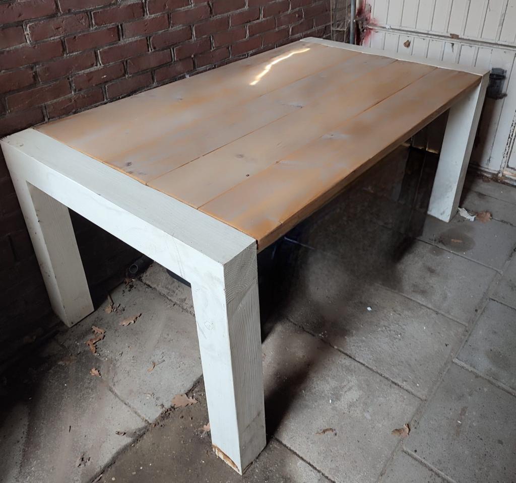 Tafel/Landelijke Tafel/Eettafel, Huis en Inrichting, Tafels | Eettafels, Ophalen, Gebruikt, 200 cm of meer, 50 tot 100 cm