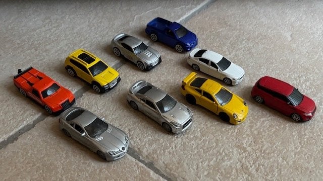 Speelgoed auto’s: Siku Porsche 911 Carrera, BMW M5,Vrago Mer, Ophalen of Verzenden, Gebruikt