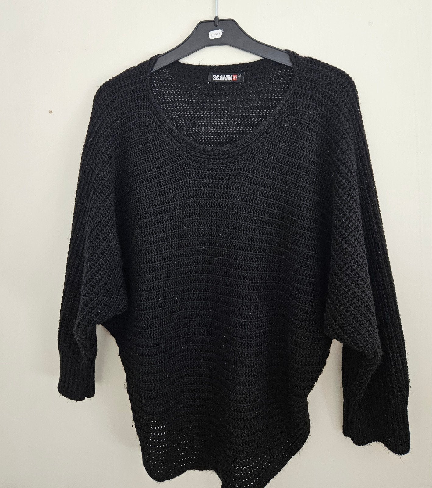 Zwarte oversized trui, Ophalen of Verzenden, Zwart