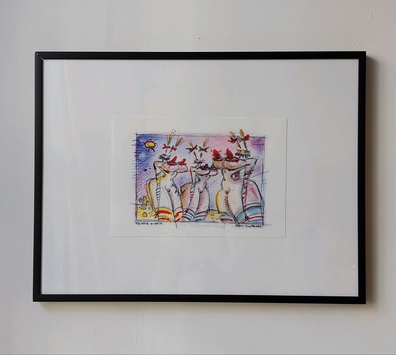 Eric Schreurs – Tripple Nipple (62/99) – In Luxe Kwaliteitsl, Antiek en Kunst, Ophalen of Verzenden