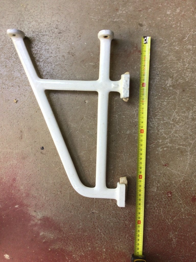 Oude wastafel steunen, Ophalen of Verzenden, Gebruikt