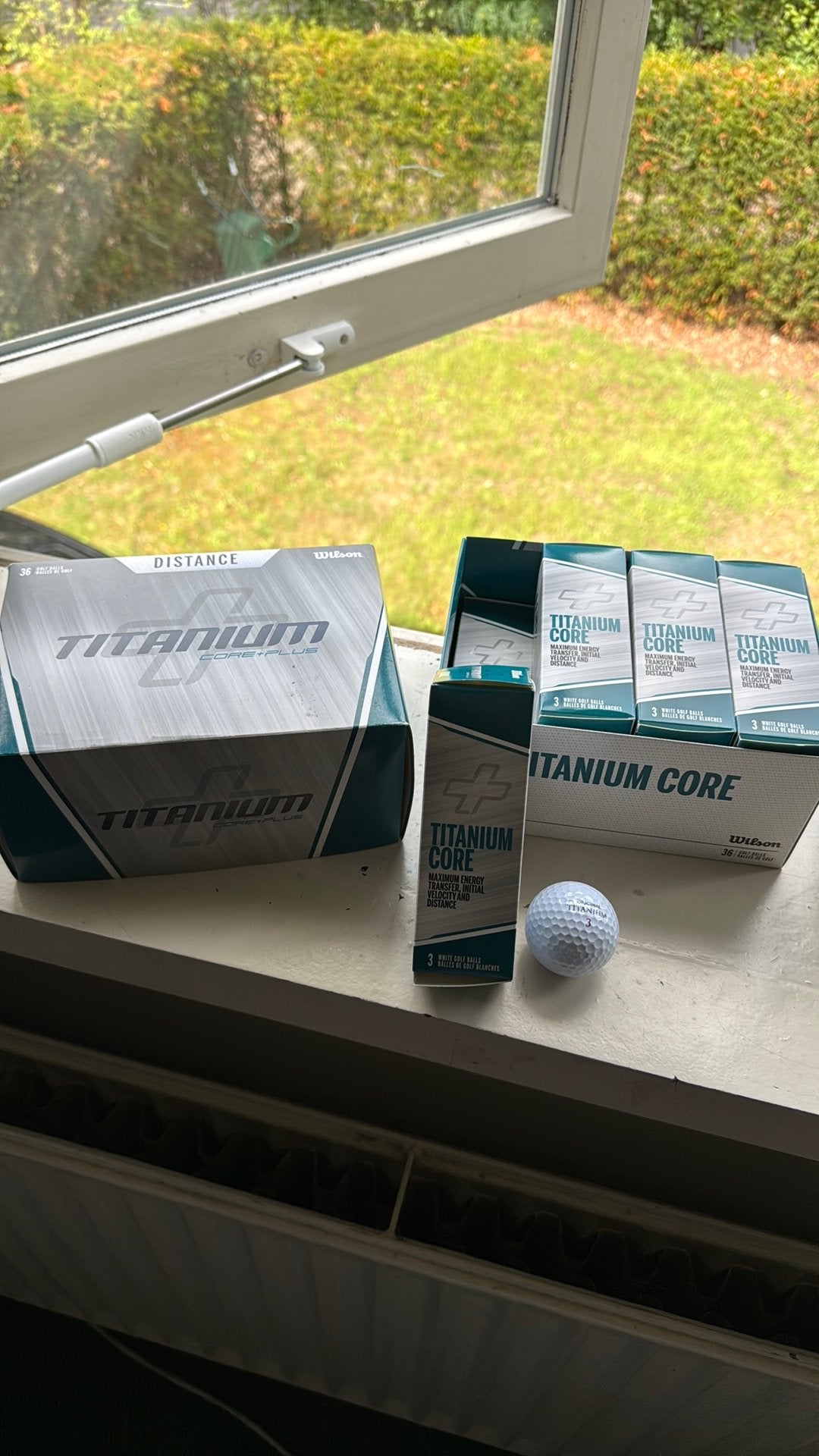 Soos nieuwe wilson titanium core golfballen, Ophalen of Verzenden, Zo goed als nieuw, Bal(len)