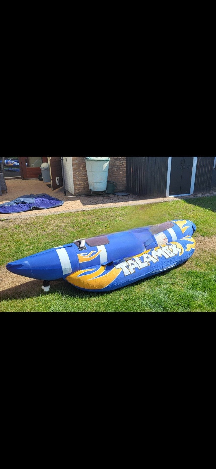 Talamax banaan voor achter de boot, Ophalen, Gebruikt