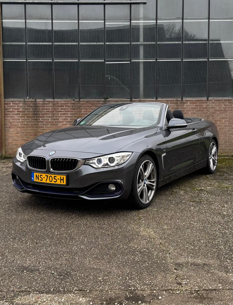 BMW 4-Serie 420I 2.0 Cabrio | Airscarf | Navi | VOL OPTIE |, Auto's, BMW, 183 pk, Zwart, Cabriolet, 4 stoelen
