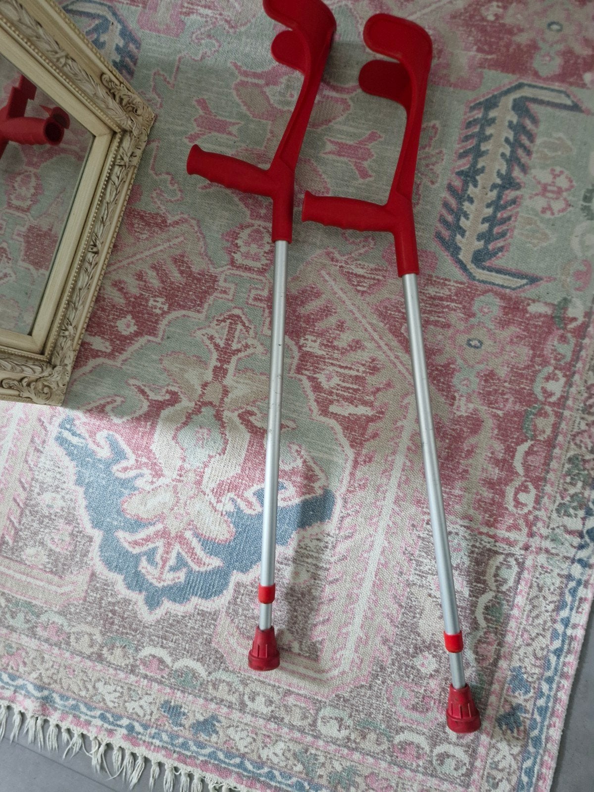 krukken loopkrukken, Diversen, Ophalen of Verzenden, In hoogte verstelbaar, Gebruikt