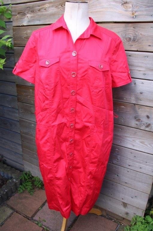 Doorknoopjurk rood Gerry Weber mt 46 Vaste prijs, Kleding | Dames, Maat 46/48 (XL) of groter, Ophalen of Verzenden, Zo goed als nieuw