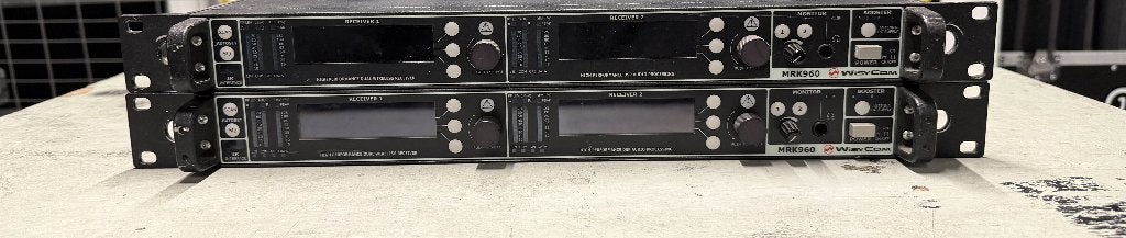 Wisycom MRK960 (2 stuks), Ophalen of Verzenden, Gebruikt, Overige typen