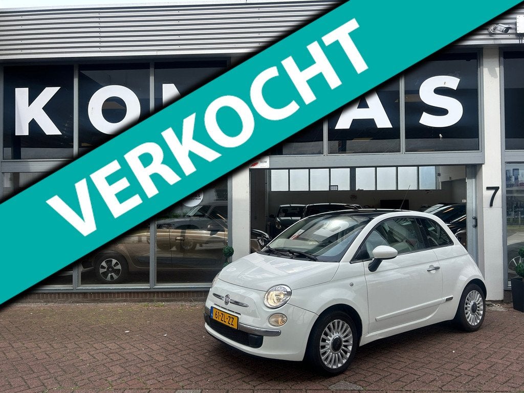 Fiat 500 1.2 Lounge |Panodak|AIRCO|Carplay|NAP|Nw.APK|Usb|EL, Auto's, Fiat, Voorwielaandrijving, 1242 cc, 4 cilinders, 840 kg