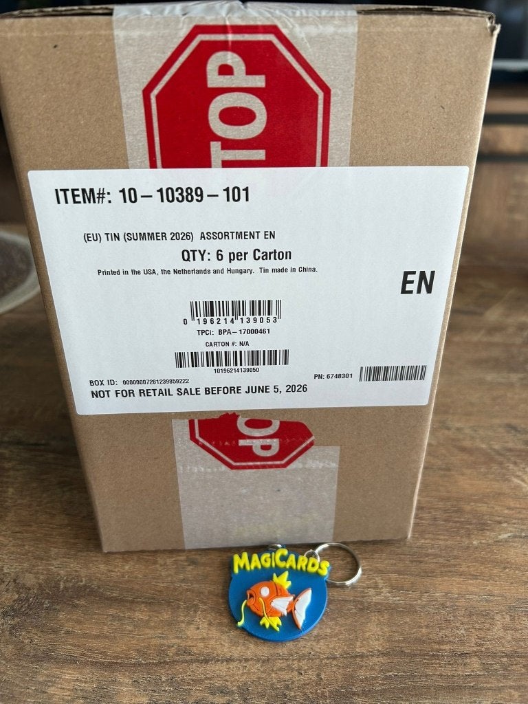 Sealed Case Gengar en Clefable Tins, Ophalen of Verzenden, Nieuw, Boosterbox, Foil
