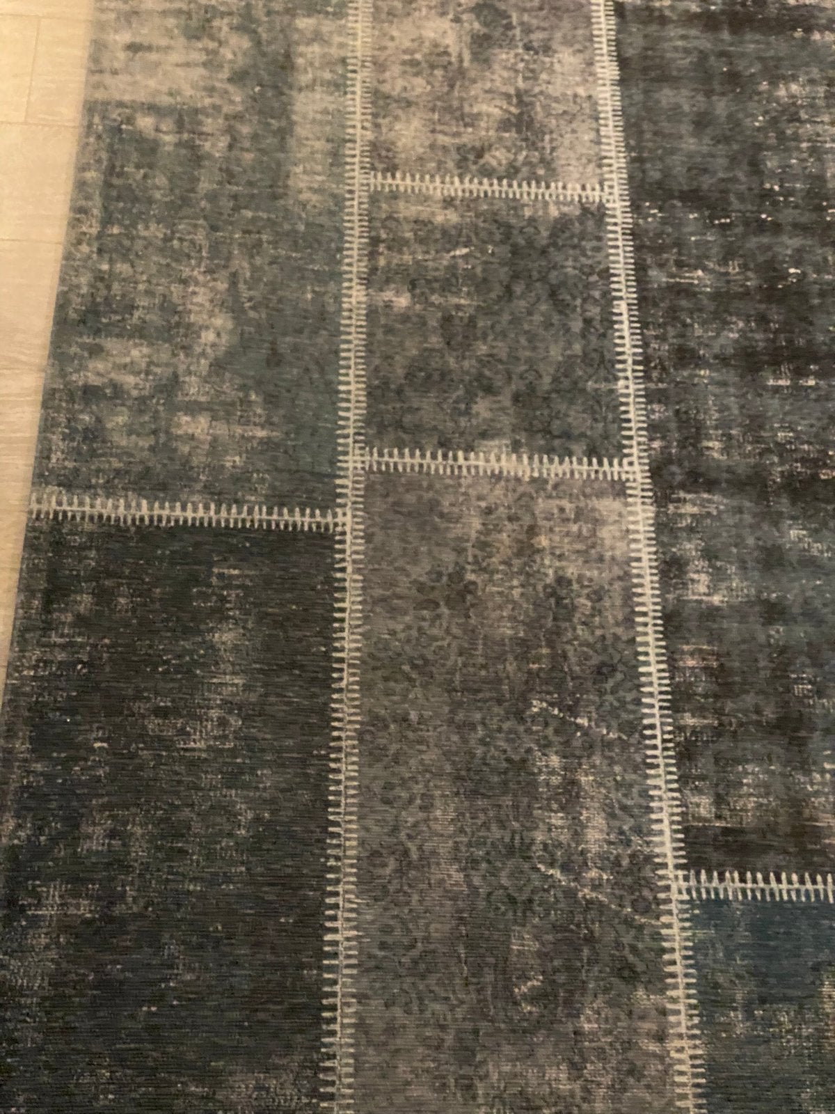 Vloerkleed z.g.a.n. Kleur Grijs/ Blauw. Afmetingen:160 x 230, Huis en Inrichting, Stoffering | Tapijten en Kleden, Ophalen, Grijs