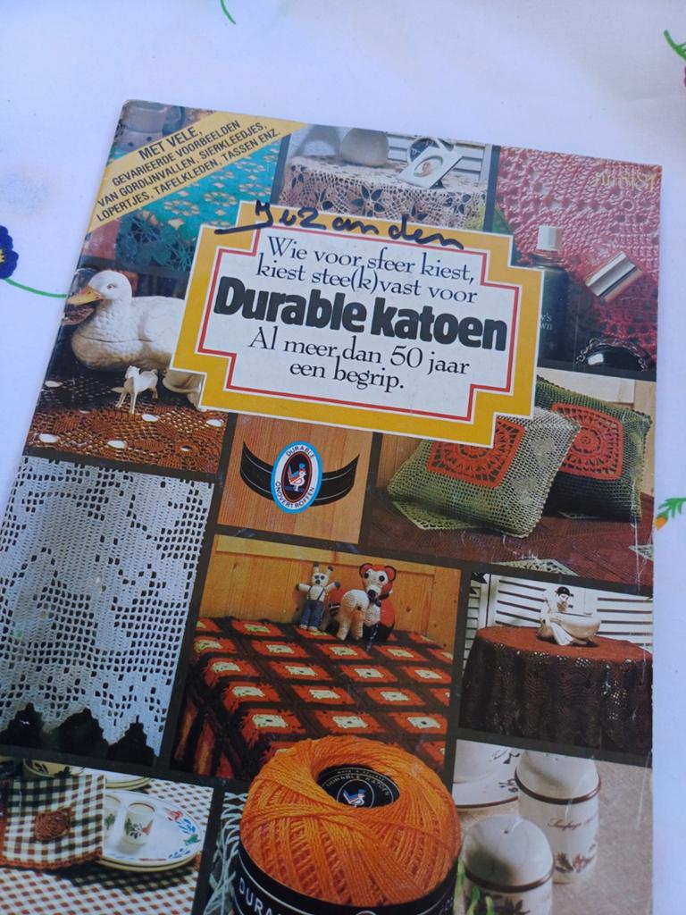 Durable katoen Vintage patronen haken, Ophalen of Verzenden, Gebruikt, Haken, Patroon of Boek