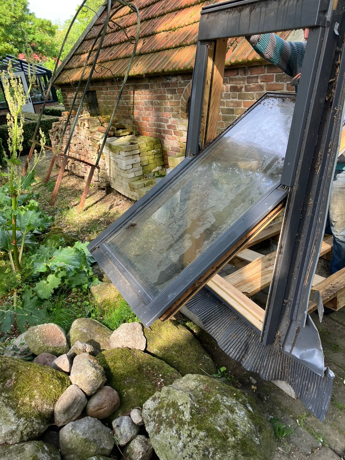 4 velux dakramen ggl m08 3059, Ophalen, Minder dan 80 cm, 80 tot 120 cm, Zo goed als nieuw