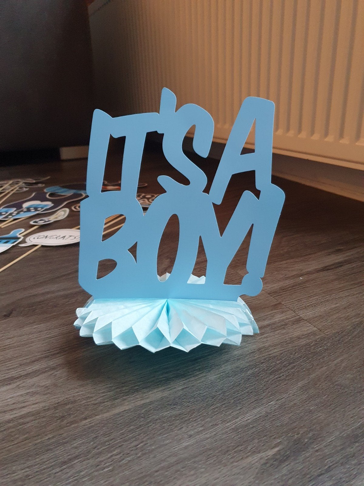 Babyshower of geboorte jongen, Ophalen of Verzenden, Versiering