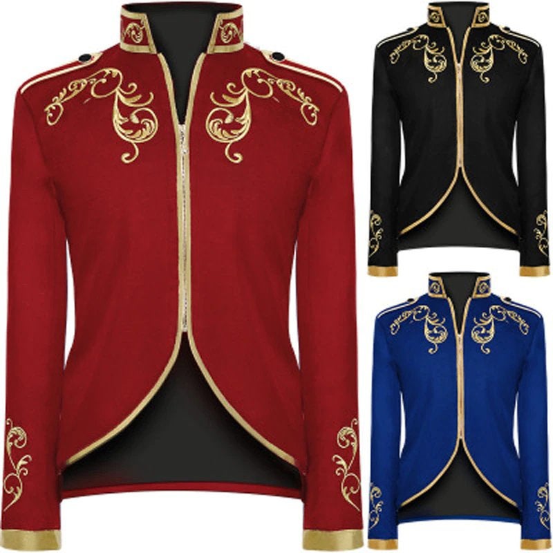 Middeleeuwse kostuum jas heren (victoriaanse steampunk), Verzenden, Nieuw, Overige maten, Kleding