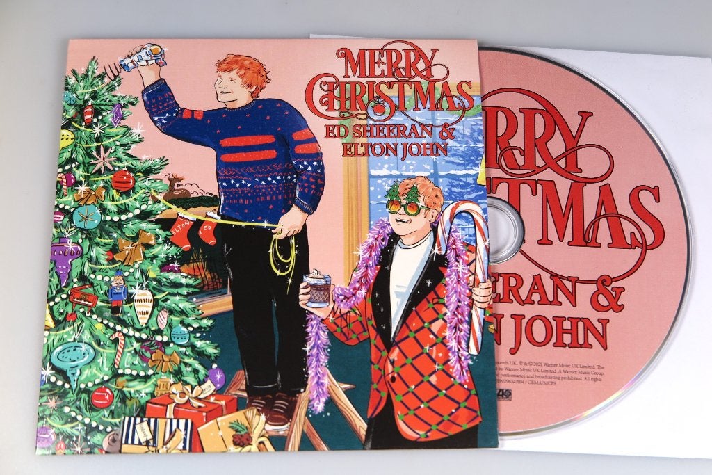 Ed Sheeran GESIGNEERD - Merry Christmas CD duet Elton John, Verzamelen, Ophalen of Verzenden, Nieuw, Cd of Plaat, Gesigneerd