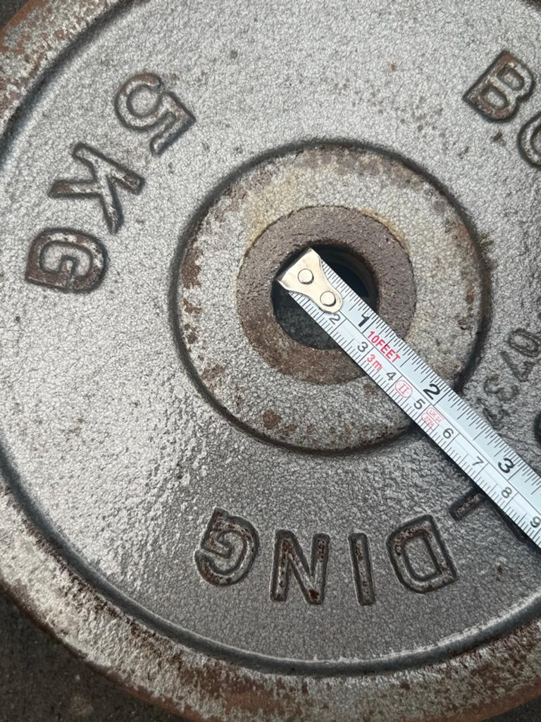 Asahi Bodybuilding Halterschijven - 57 kg totaal (26mm), Sport en Fitness, Fitnessmaterialen, Ophalen, Gebruikt, Halterschijven
