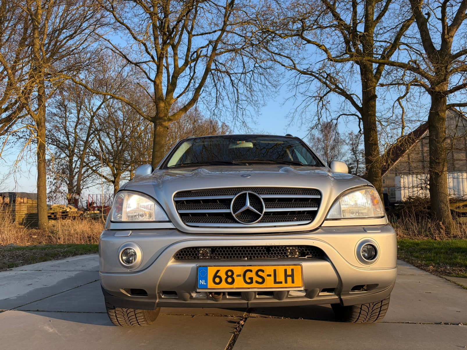 Mercedes-Benz ML55 AMG 4-Matic 4x4 W163 LPG G3 Aut Bose APK!, Auto's, Mercedes-Benz, Automaat, 2095 kg, 347 pk, Bi-Xenon koplampen