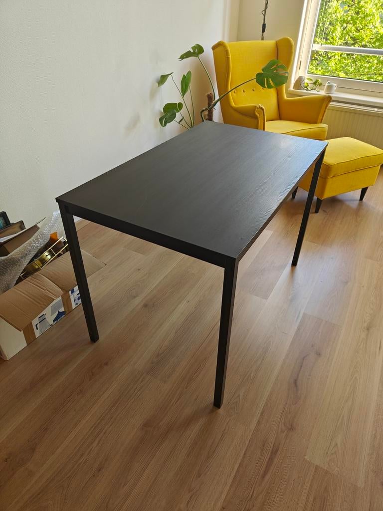 IKEA Tärendö tafel zwart, Huis en Inrichting, Tafels | Eettafels, Gebruikt, 50 tot 100 cm, 100 tot 150 cm, tot twee personen, Rechthoekig