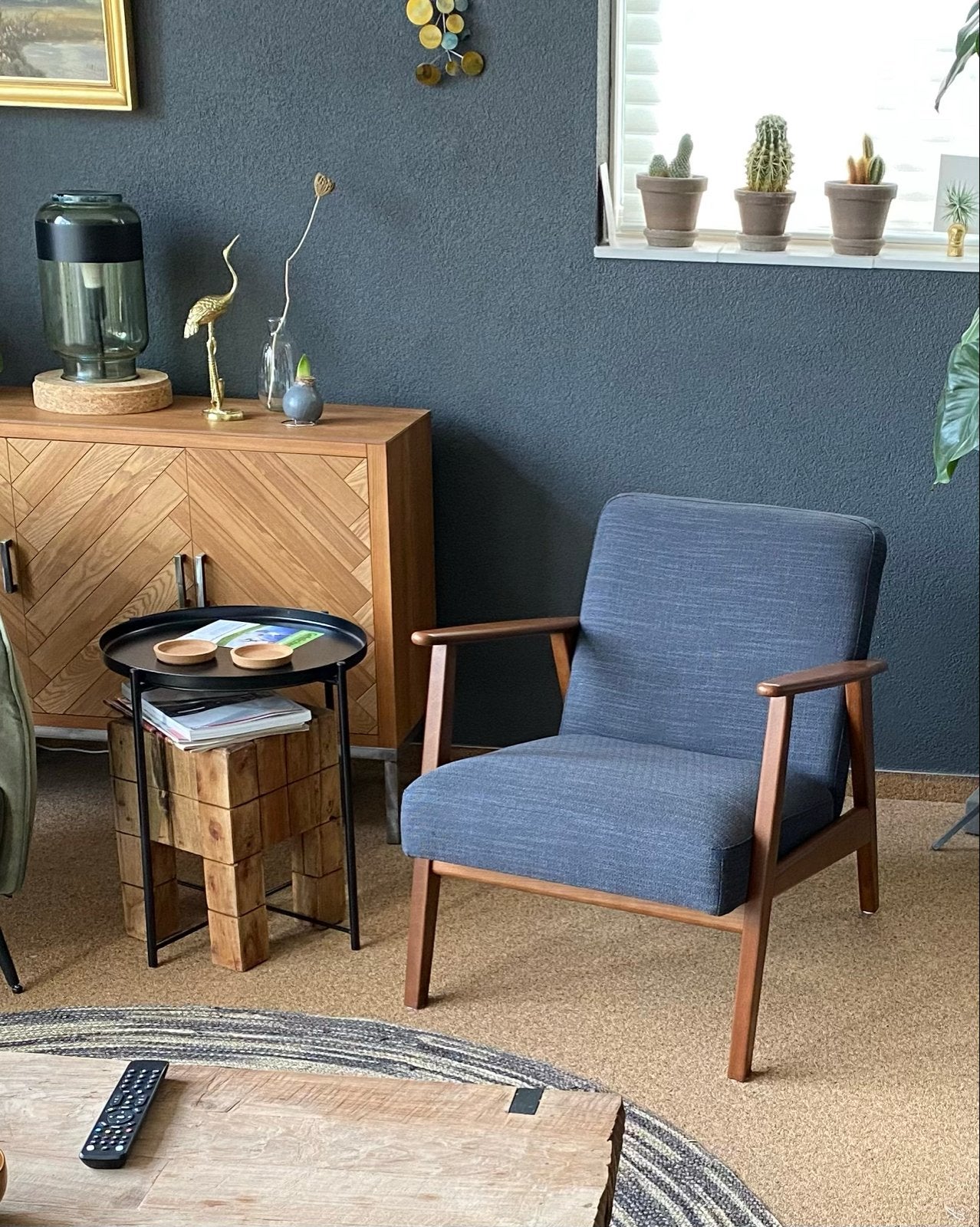 Ikea Ekenaset fauteuil, Huis en Inrichting, Ophalen, Zo goed als nieuw, Hout, Eén