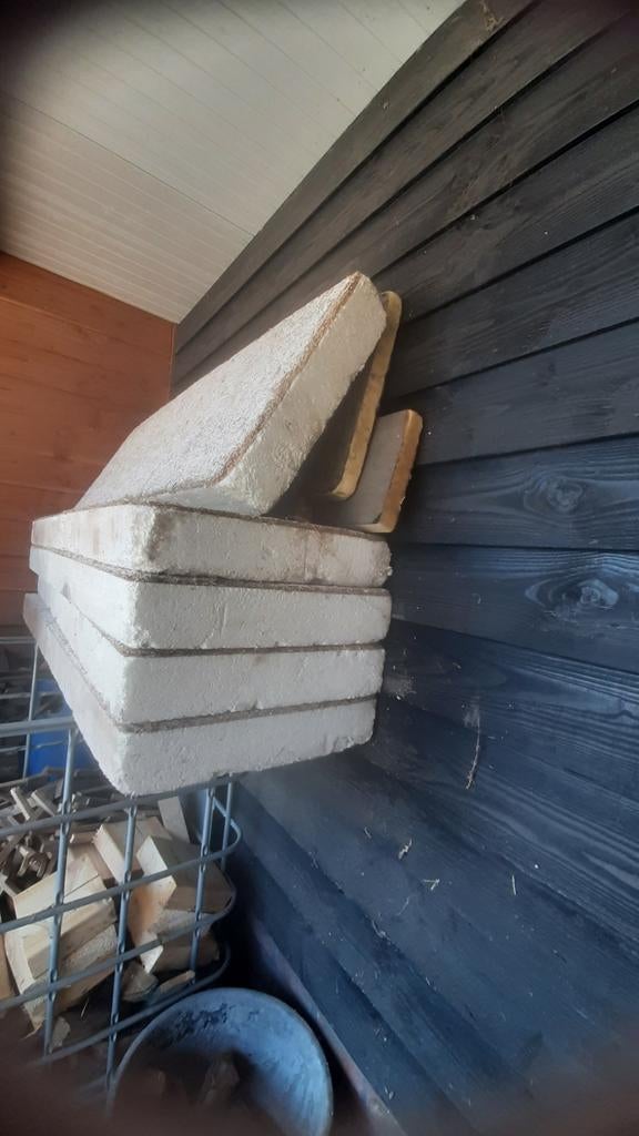 5x Tempex Plafondplaten, Ophalen, Piepschuim (Tempex), 15 m² of meer