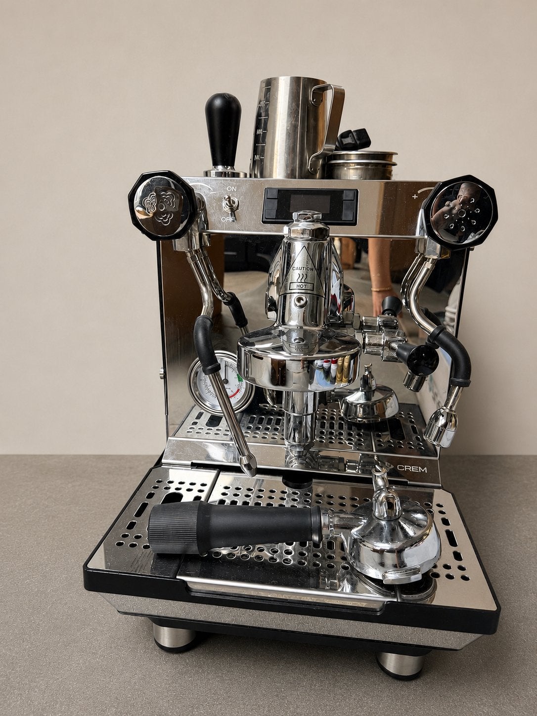 CREM ONE 2B RP PID – Dual Boiler – Rotary Pump – E61, Ophalen, Zo goed als nieuw, Espresso apparaat