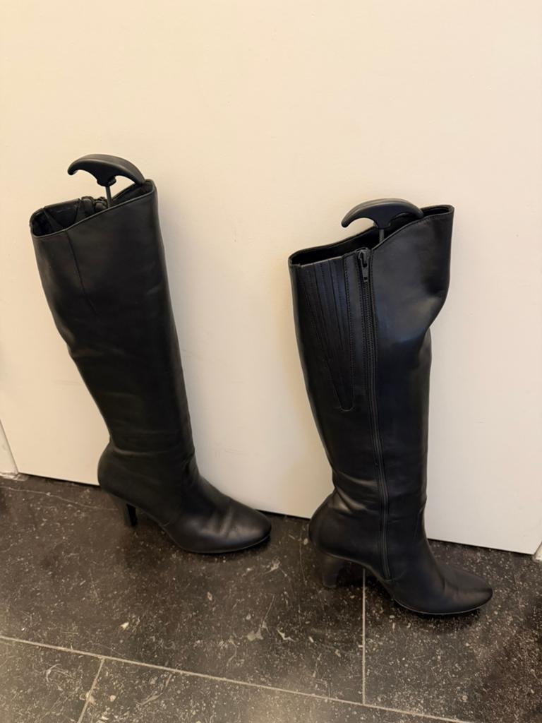 Gabor laarzen zwart leer EU maat 39, Kleding | Dames, Schoenen, Ophalen, Hoge laarzen, Zwart, Zo goed als nieuw