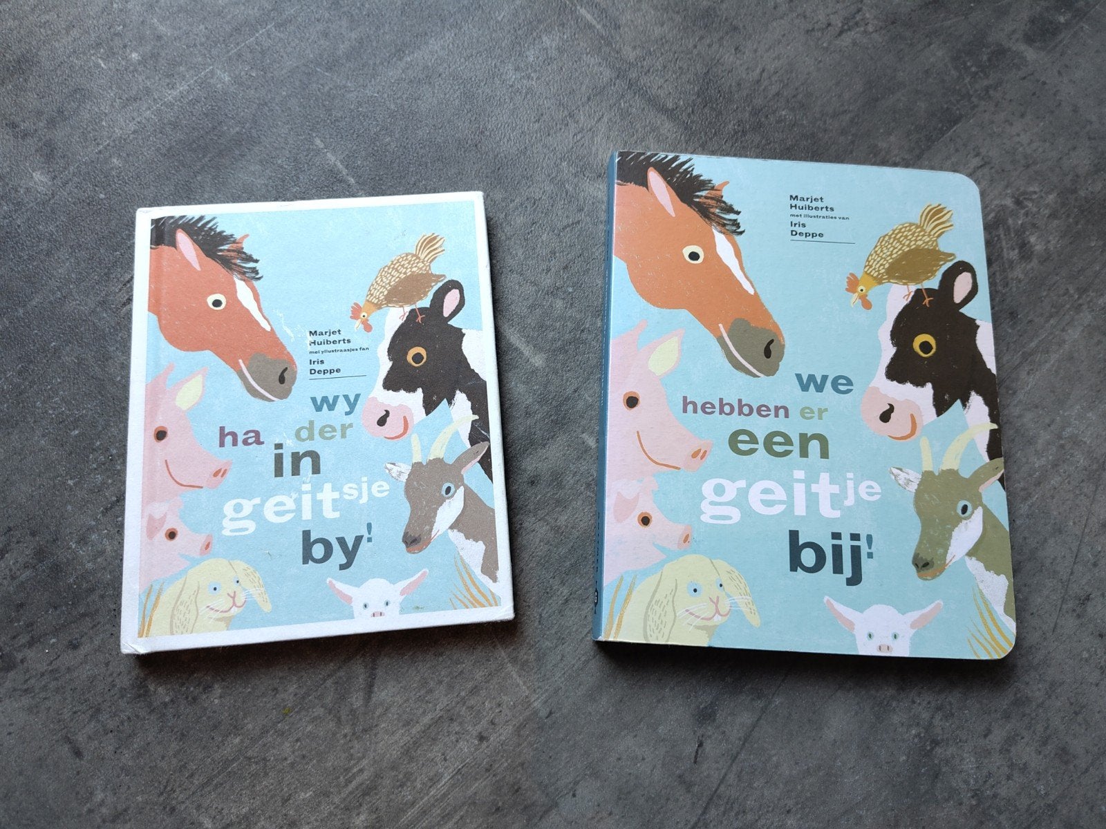 Fries Wy ha der in geitsje by! +Wij hebben er een geitje bij, Ophalen of Verzenden, Zo goed als nieuw, Marjet Huiberts