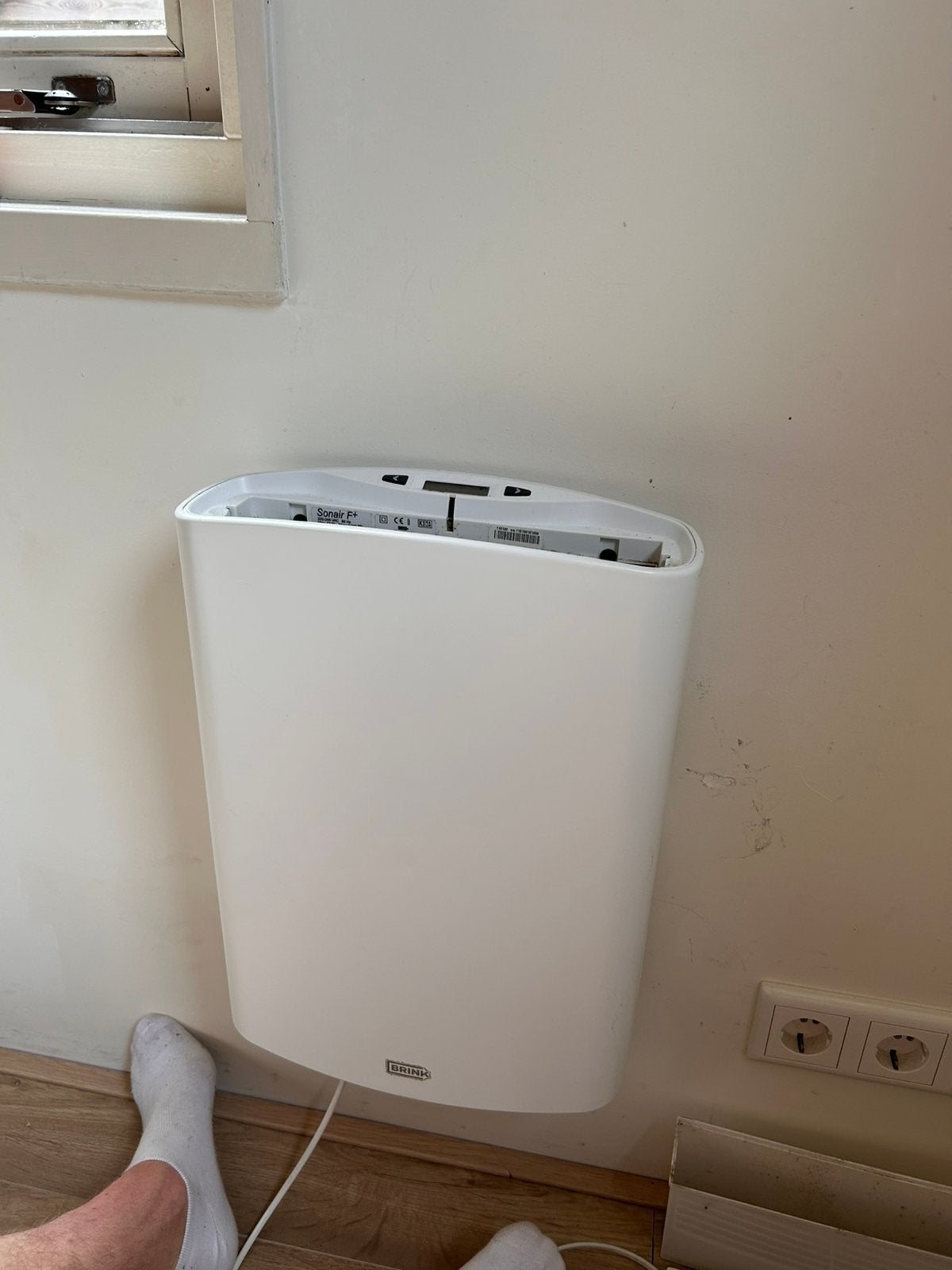 Brink Sonair ventilatie unit, Ophalen, Minder dan 60 m³, 3 snelheden of meer, Zo goed als nieuw