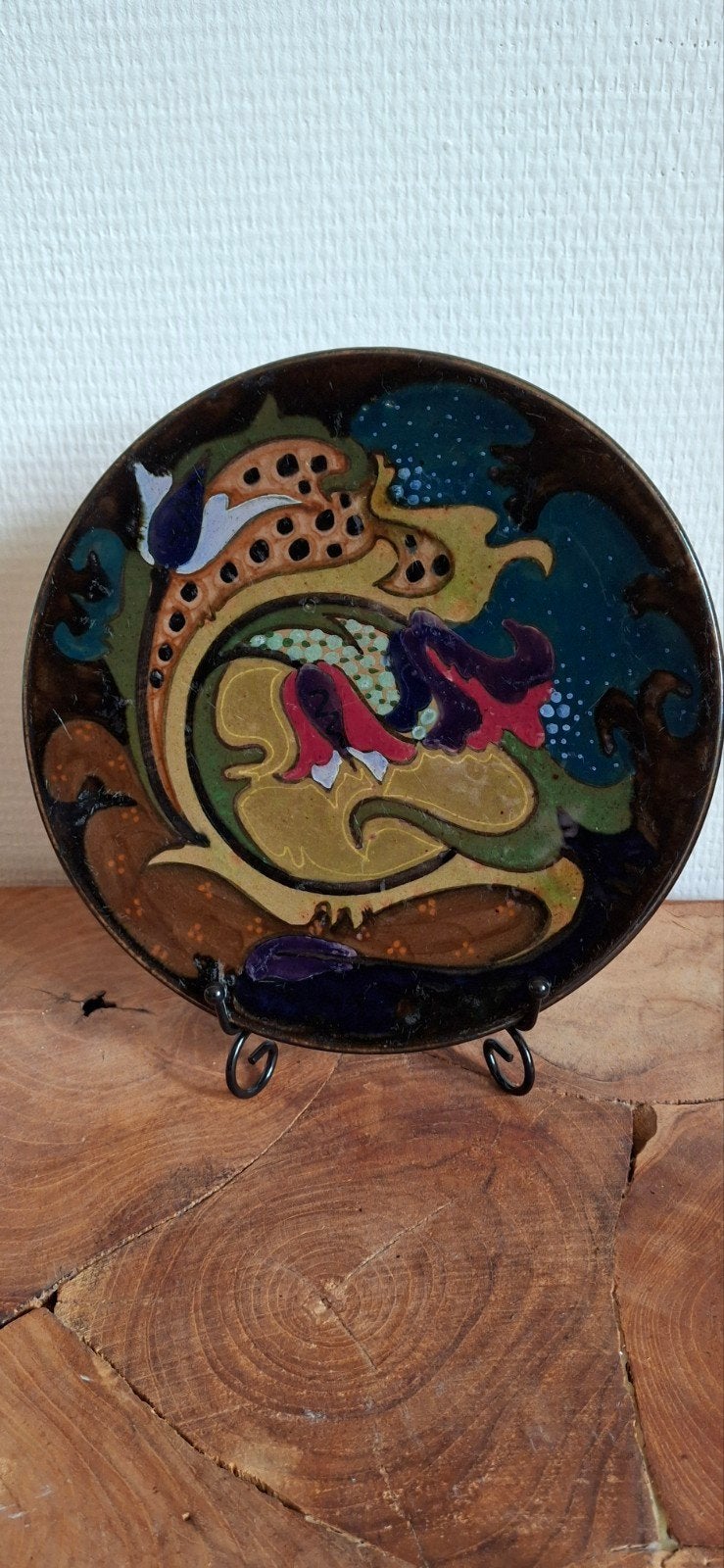Art Nouveau/Jugendstil wandbord, Ophalen of Verzenden