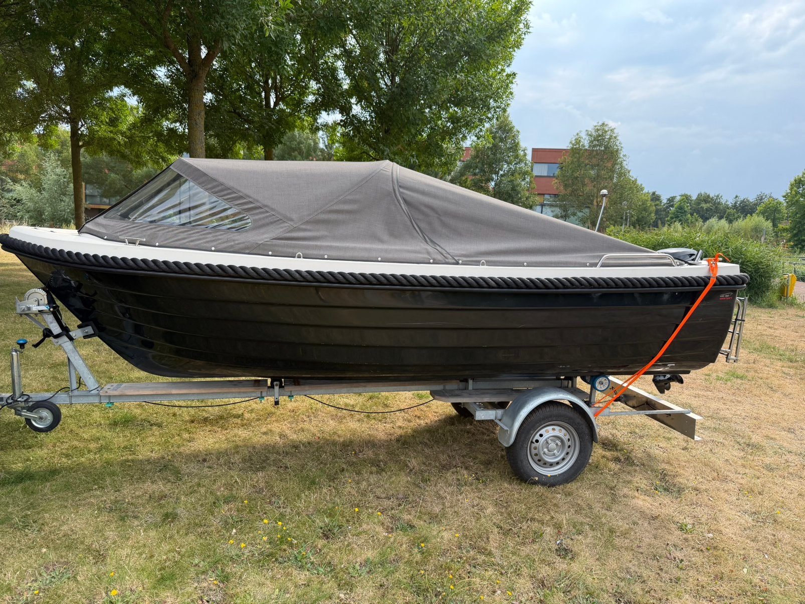 Mooie Admiral 475XL Sloep met 9,9 Suzuki bbm evt . Trailer, Ophalen, 70 cm, Overige typen, 1.80 meter