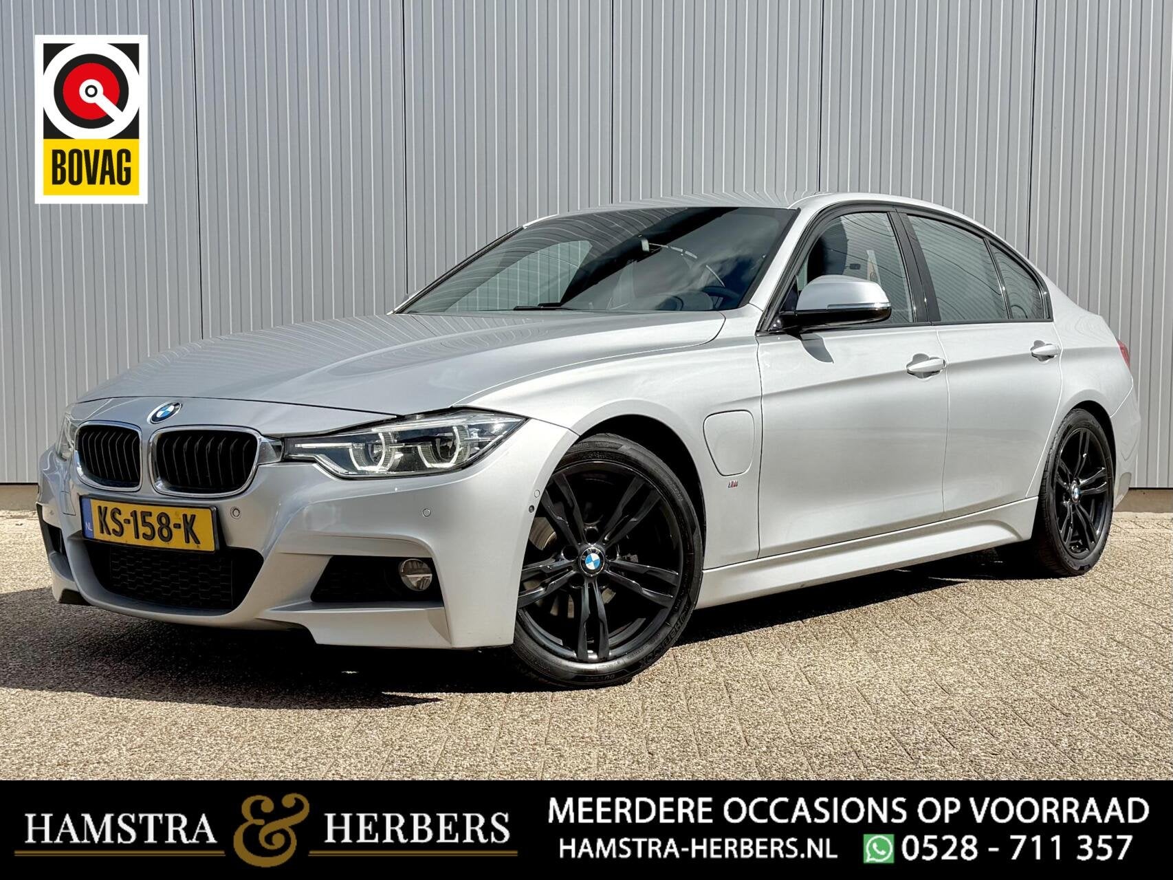 BMW 3-serie 330e M Sport | HUD | Carplay | Leder | LED, Automaat, 1998 cc, Achterwielaandrijving, Gebruikt