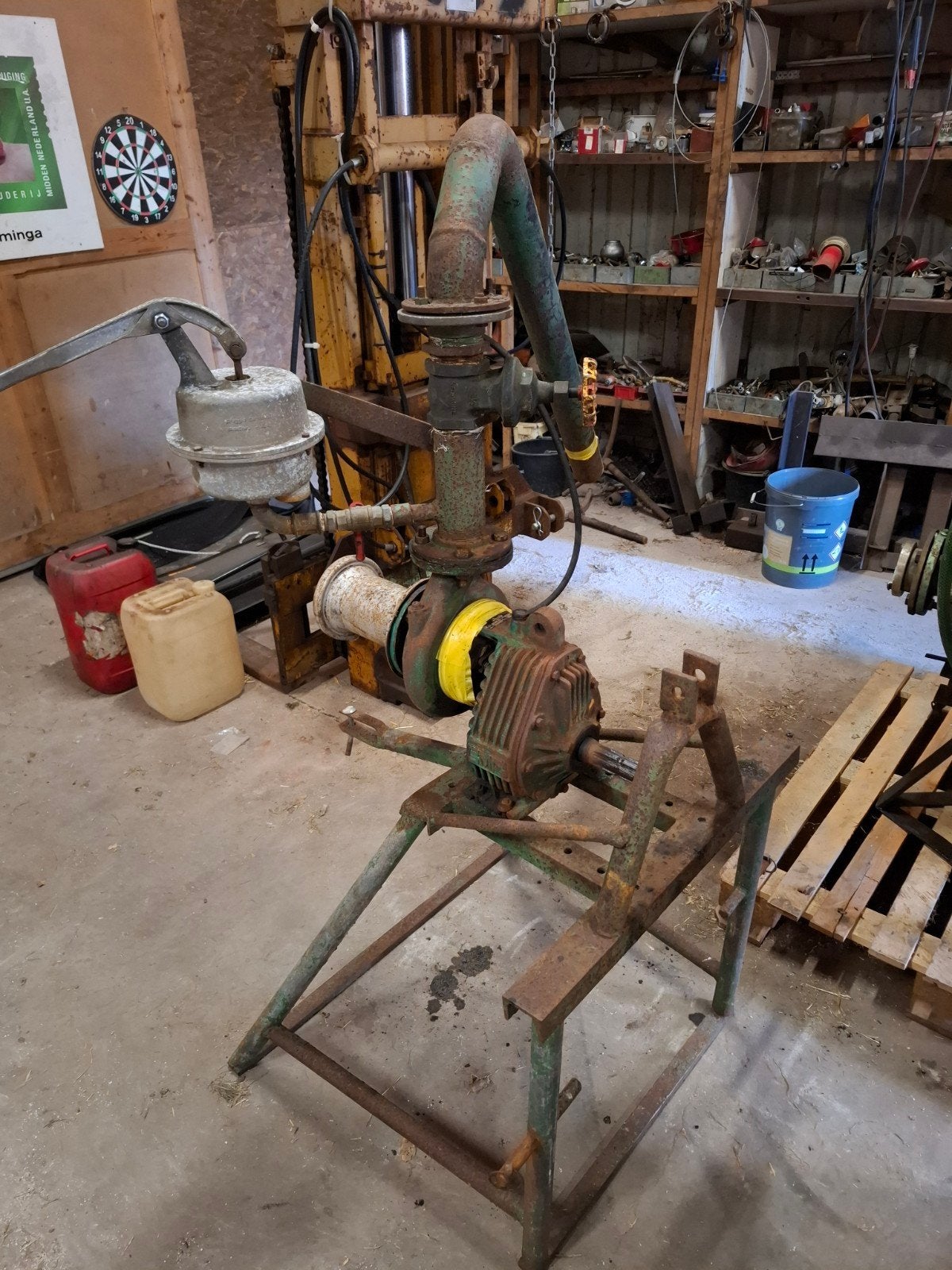goed werkende pomp set, Zakelijke goederen, Agrarisch | Werktuigen, Ophalen of Verzenden, Beregening en Drainage
