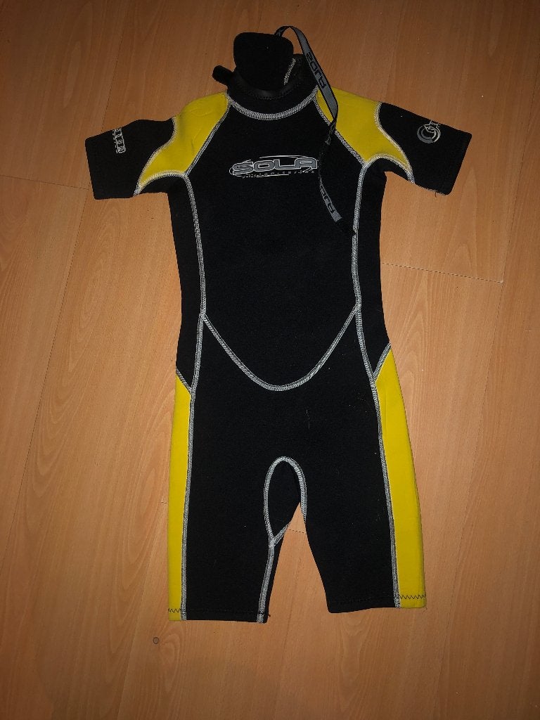 Sola Vision wetsuite 2 mm maat kind Met 8 t/m 9 jaar, Ophalen of Verzenden, Kind, Wetsuit, Sola