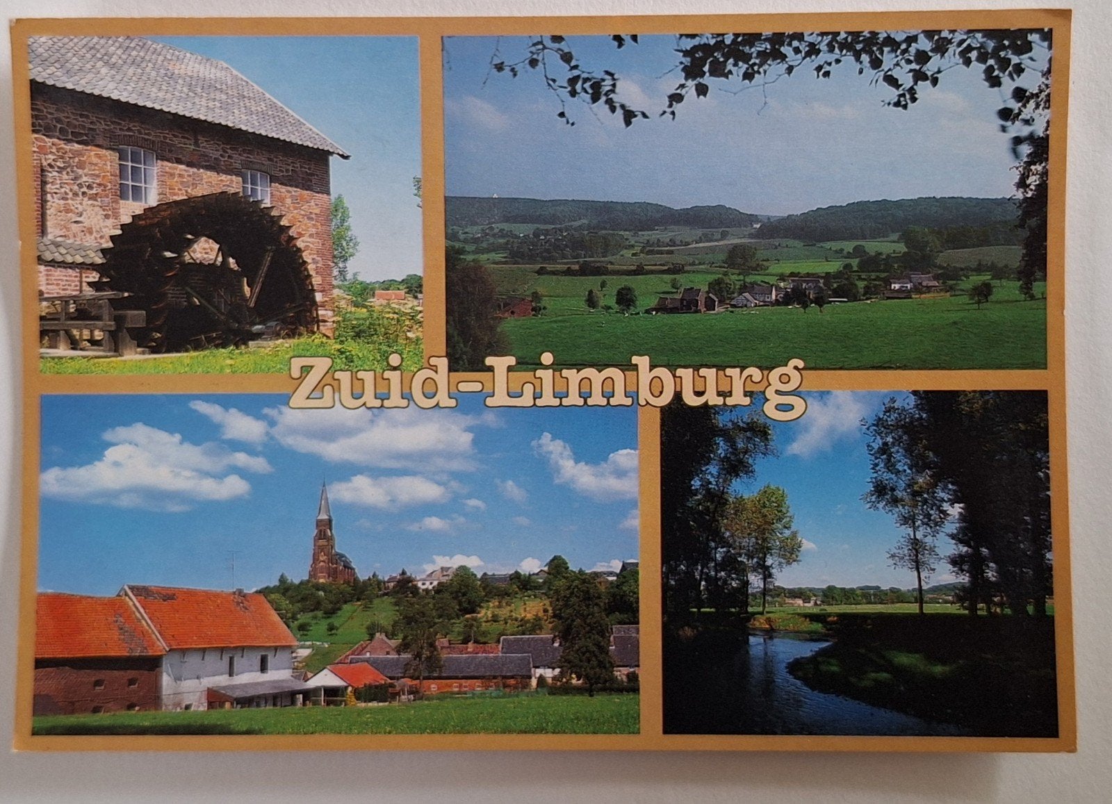 Oude Ansichtkaart Zuid-Limburg - Gelopen, Ophalen of Verzenden, 1980 tot heden, Gelopen, Limburg