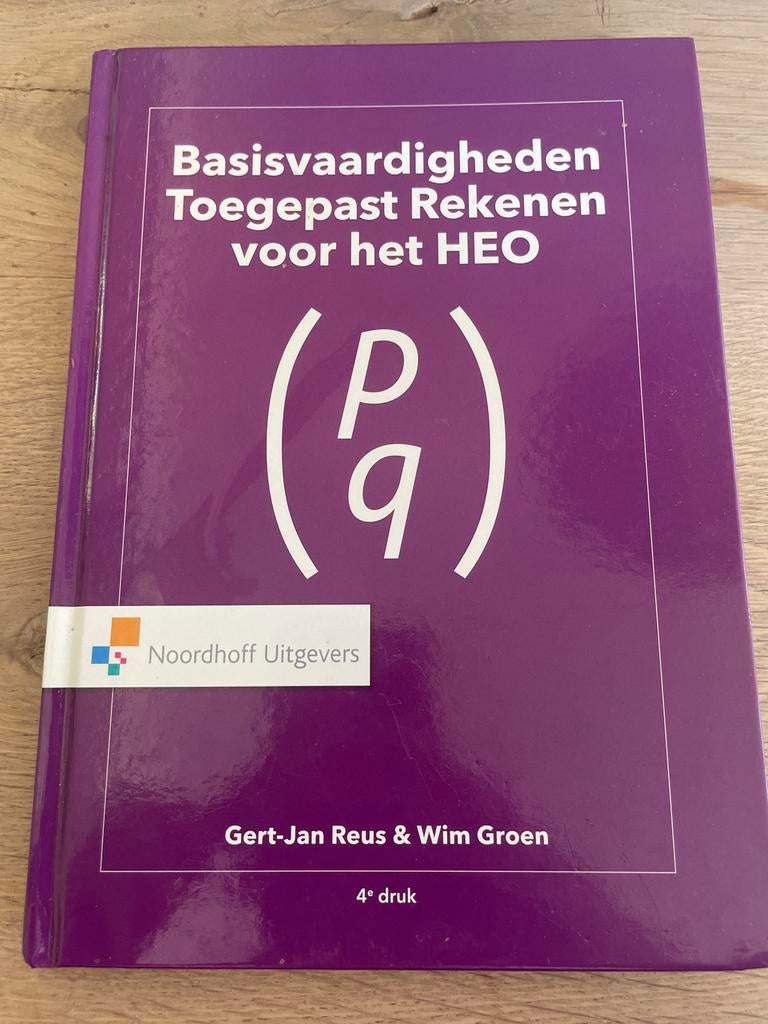 Basisvaardigheden Toegepast Rekenen - 9789001895846, Boeken, Ophalen of Verzenden, Beta, Zo goed als nieuw, HBO