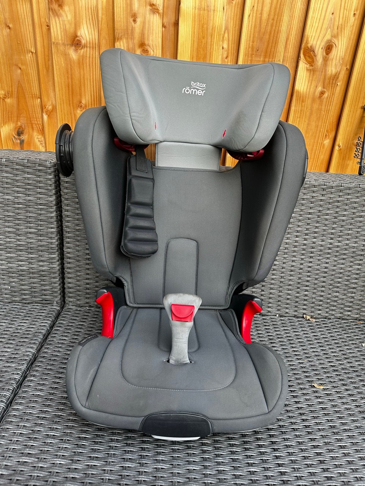 Britax Römer KIDFIX II XP SICT autostoeltje - Grijs, Ophalen, Romer, Autogordel of Isofix, Gebruikt