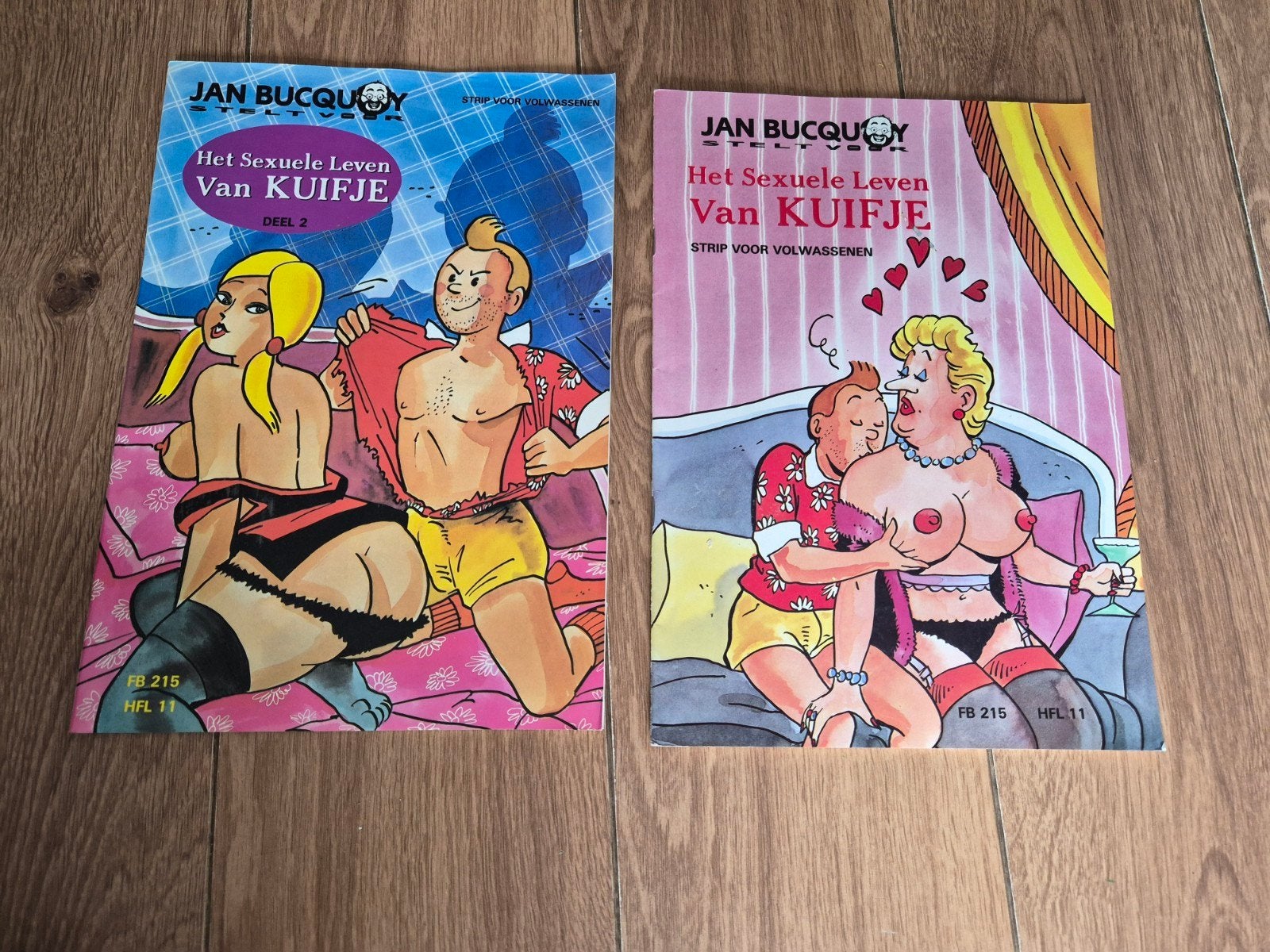 Zeldzame set: Het Sexuele Leven Van Kuifje (Deel 1 & Deel 2), Boeken, Stripboeken, Meerdere stripboeken, Ophalen of Verzenden