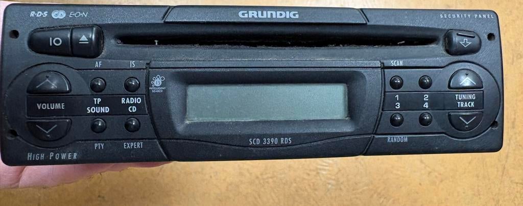 Grundig SCD 3390 RDS Autoradio - Werking Onbekend, Ophalen, Gebruikt